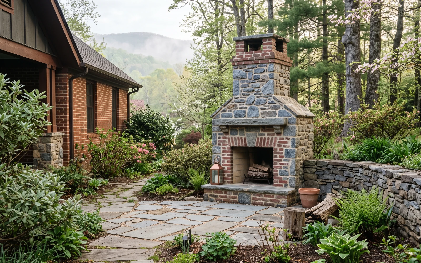 Generated Salem hardscape planning concept showing the third project-planning emphasis