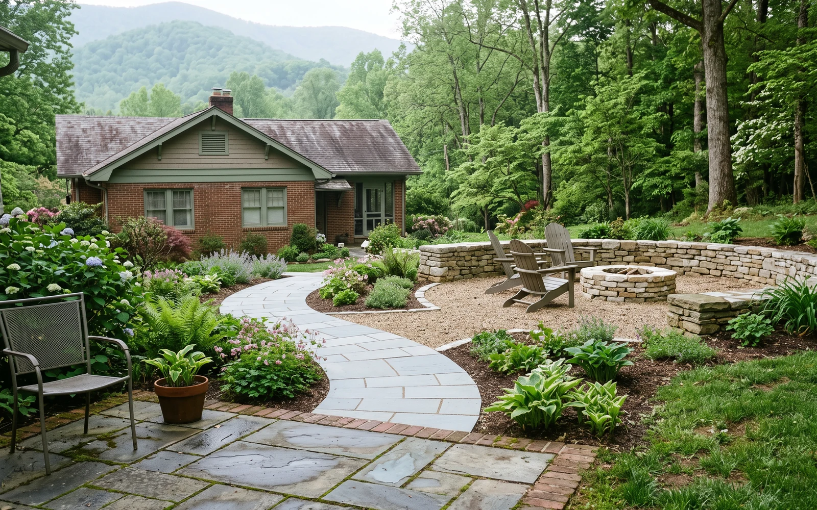 Generated Salem hardscape planning concept showing the fourth project-planning emphasis